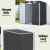 Giantz Garden Shed 1.62x1m Outdoor Storage Workshop, Galvanised Steel, Double Door, Lockable, Grey, Weatherproof