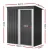 Giantz 1.62x0.86M Metal Garden Shed - Outdoor Storage, Galvanised Steel, Weatherproof, Sliding Door, Easy Assembly