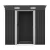 Giantz 1.94x1.21M Metal Garden Shed - Galvanised Steel, Sliding Doors, Ventilated, Weatherproof Outdoor Storage
