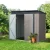 Giantz 1.95x1.31M Metal Garden Shed - Galvanised Steel, Double Doors, Sloped Roof, Weatherproof Outdoor Storage