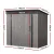 Giantz 1.95x1.31M Metal Garden Shed - Galvanised Steel, Double Doors, Sloped Roof, Weatherproof Outdoor Storage