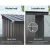 Giantz 1.95x1.31M Metal Garden Shed - Galvanised Steel, Double Doors, Sloped Roof, Weatherproof Outdoor Storage