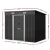 Giantz 2.38x1.31M Metal Garden Shed - Galvanised Steel, Sliding Doors, Weatherproof, Outdoor Storage & Tool Shelter