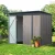 Giantz 2.31x1.31M Metal Garden Shed - Galvanised Steel, Double Doors, Weatherproof, Easy Assembly, Brown Outdoor Storage