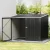 Giantz Metal Garden Shed 2.06x1.96M Outdoor Storage, Galvanised Steel, Lockable Double Doors, Weatherproof Black