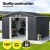Giantz 3x3M Garden Shed Outdoor Storage Workshop, Galvanised Steel, Double Sliding Doors, Lock, Air Vents, Grey