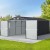 Giantz Garden Shed Outdoor Storage 3x5.38M Galvanised Steel Tool Workshop House with Lockable Door, Vents, Grey Giantz Garden Shed Outdoor Storage 3x5.38M Galvanised Steel Tool Workshop House with Lockable Door, Vents, Grey