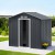 Giantz Garden Shed Outdoor Storage 2.15x1.3M, Galvanised Steel, Sliding Doors, Vents, Lock, Weatherproof, Grey Giantz Garden Shed Outdoor Storage 2.15x1.3M, Galvanised Steel, Sliding Doors, Vents, Lock, Weatherproof, Grey