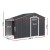 Giantz Garden Shed 3.22x1.96M Outdoor Storage, Galvanised Steel, Double Sliding Doors, Lock, Vents, Grey Giantz Garden Shed 3.22x1.96M Outdoor Storage, Galvanised Steel, Double Sliding Doors, Lock, Vents, Grey
