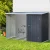Giantz 2.49x1.04M Metal Garden Shed - Galvanised Steel, Weatherproof, 2-in-1 Tool & Wood Storage, Easy Assembly