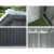 Giantz 0.99x1.04M Metal Garden Shed - Durable Galvanised Steel, Weatherproof, Lockable, Easy Assembly, Anthracite Finish