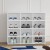 Artiss Abel Shoe Box Rack Set of 12 Stackable Shoe Storage Boxes, White, PP Plastic, Foldable, 33x23x14cm, Ventilated Artiss Abel Shoe Box Rack Set of 12 Stackable Shoe Storage Boxes, White, PP Plastic, Foldable, 33x23x14cm, Ventilated