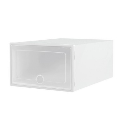 Artiss Abel Shoe Box Rack Set of 12 Stackable Shoe Storage Boxes, White, PP Plastic, Foldable, 33x23x14cm, Ventilated Artiss Abel Shoe Box Rack Set of 12 Stackable Shoe Storage Boxes, White, PP Plastic, Foldable, 33x23x14cm, Ventilated