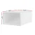Artiss Abel Shoe Box Rack Set of 12 Stackable Shoe Storage Boxes, White, PP Plastic, Foldable, 33x23x14cm, Ventilated