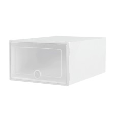 Artiss Abel 24-Piece Stackable Shoe Box Set - Durable PP Plastic, 33x23x14cm, Ventilated, Easy Assembly, White