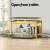 Artiss 115L Transparent Foldable Storage Container - 5-Side Access, Stackable, Insect-Resistant, with Wheels & Handle