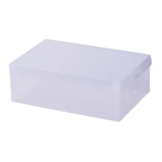 Artiss 20 Pack Clear Shoe Box Storage, Foldable Stackable PP Plastic, 28x18x10cm, Portable & Ventilated