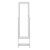 Artiss Jewellery Cabinet Mirror - MDF, 43x36x148cm, White/Black, LED, Lockable, Full-Length, Easy Assembly