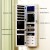 Artiss Jewellery Cabinet LED Mirror Lockable, MDF, 36x11x120cm, White/Black, Ample Storage, Wall-Mountable