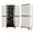 Gardeon 173cm Beige Outdoor Storage Cabinet – Lockable, Weather-Resistant, Adjustable Shelves, Premium Plastic