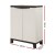 Gardeon Outdoor Rattan Storage Cabinet 92cm Beige - Lockable, Weather-Resistant, Adjustable Shelf, Premium Plastic