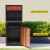 Gardeon Freestanding Parcel Drop Box, Steel, 42x38x102cm, Black, Secure 2-Slot Design, Water-Resistant, Large Capacity