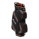 Everfit 14-Way Divider Golf Bag Stand, Black Orange Nylon, Insulated Pocket, Dual Straps, 40.5x25x93.5cm, Rain Cover