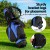 Everfit 6-Way Divider Golf Bag Stand, Insulated Beverage Pocket, Dual Straps, Polyester, 37x26x89.5cm, Black/Blue