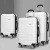 Wanderlite 3-Piece Luggage Trolley Set, ABS Hard Shell, Sizes 28" 24" 20", White, TSA Locks, Lightweight Spinner Wheels