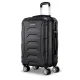 Wanderlite Luggage Trolley, ABS Hard Case, 20" Black, Lightweight 55cm Suitcase with TSA Lock & 360° Spinner Wheels