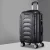 Wanderlite Luggage Trolley, ABS Hard Case, 20" Black, Lightweight 55cm Suitcase with TSA Lock & 360° Spinner Wheels