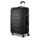 Wanderlite Luggage Trolley Set, ABS Hard Case, 28" Black, Lightweight, TSA Lock, 360° Wheels, 100L Capacity