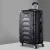 Wanderlite Luggage Trolley Set, ABS Hard Case, 28" Black, Lightweight, TSA Lock, 360° Wheels, 100L Capacity