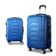 Wanderlite 2pc Luggage Trolley Travel Suitcase Set, ABS Hard Case, 20" & 28", Lightweight, Blue, TSA Locks, Dual Wheels Wanderlite 2pc Luggage Trolley Travel Suitcase Set, ABS Hard Case, 20" & 28", Lightweight, Blue, TSA Locks, Dual Wheels