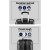 Wanderlite 3pc Luggage Trolley Set, ABS Hard Case, 20"/24"/28", Black, Lightweight, TSA Locks, Smooth Spinner Wheels