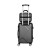 Wanderlite 2pc Luggage Set, ABS Hard Shell, 12" & 20", Black, TSA Lock, Lightweight Trolley with 360° Wheels