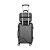 Wanderlite 2pc Luggage Set, ABS Hard Shell, 12" & 20", Black, TSA Lock, Lightweight Trolley with 360° Wheels