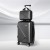 Wanderlite 2pc Luggage Set, ABS Hard Shell, 12" & 20", Black, TSA Lock, Lightweight Trolley with 360° Wheels