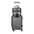 Wanderlite Luggage Set, ABS Hard Shell, 12" & 20" Trolley, Dark Grey, Lightweight, TSA Lock, 360° Wheels