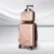 Wanderlite 2pc Luggage Set, ABS Hard Shell, 12" & 20", Rose Gold, Lightweight, TSA Lock, 360° Wheels, Travel Suitcase