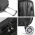 Wanderlite 24" Lightweight Black Luggage Trolley Set - Hard Case, TSA Lock, 360° Spinner Wheels, Durable ABS Material