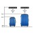 Wanderlite 2pc Luggage Trolley Set, ABS Hard Case, 20" & 28", Blue, Lightweight, TSA Lock, Dual Wheels, Travel Ready
