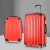 Wanderlite 2pc Luggage Trolley Set, ABS Hard Case, 20" & 28", Red, Lightweight, TSA Lock, Dual Wheels, Travel Ready