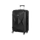 Wanderlite Luggage Trolley, ABS Hardshell, 28" Black, 360° Wheels, TSA Lock, Lightweight Travel Suitcase, 100L Capacity