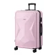 Wanderlite 28" Pink Hardshell Luggage Trolley – Lightweight ABS, 360° Spinner Wheels, TSA Lock, 100L Capacity
