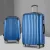 Wanderlite 2pcs Luggage Trolley Set, ABS Hard Case, 20" & 28", Lightweight, Blue, Smooth Wheels, TSA Locks