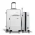 Wanderlite 3pc Luggage Trolley Set, ABS Hard Case, White, Lightweight, TSA Lock, Durable, 20"/24"/28" Sizes