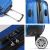Wanderlite 3-Piece Luggage Trolley Set, ABS Hard Case, Blue, 20"/24"/28", Lightweight, TSA Locks, 6 Organisers Included