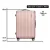 Wanderlite 28" Luggage Travel Suitcase Set, ABS Hard Case, Rose Gold, TSA Lock, Lightweight Spinner Wheels