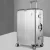 Wanderlite Luggage Trolley Set, Aluminium Frame, 28", Silver, TSA Lock, Lightweight, 360° Wheels, Travel Suitcase